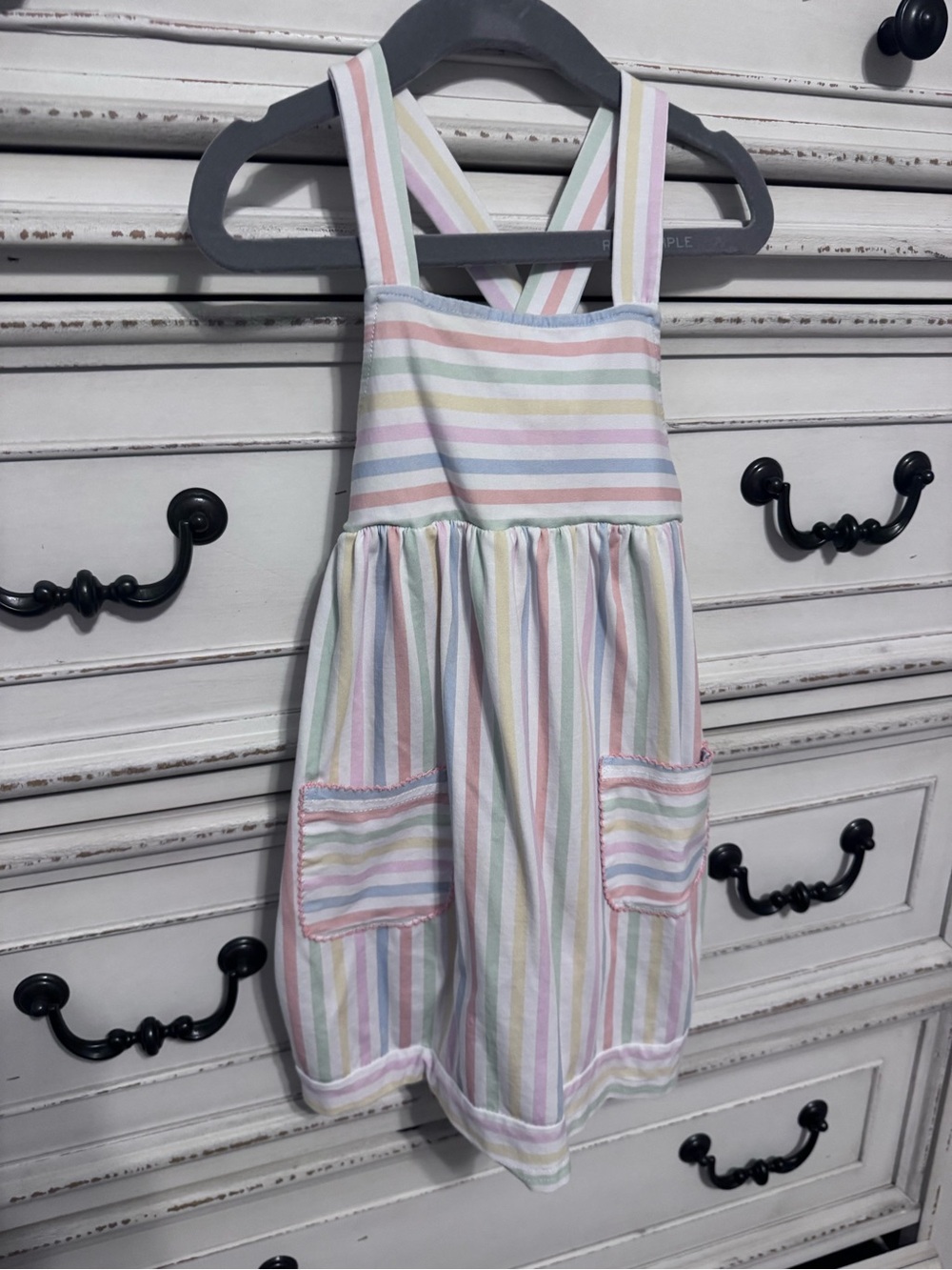 Toddler Pastel Stripe Sundress with Pockets